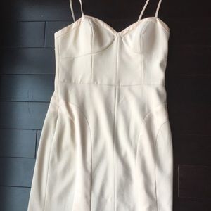 Aidan Mattox Cream Maxi Dress